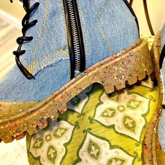 AS 98 Denim Combert Boots NWT - Picture 3 of 7